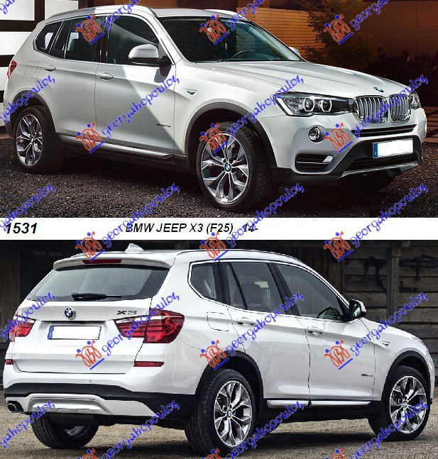 BMW X3 (F25) 14-