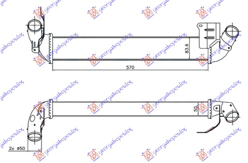 HLAD.NTERKULERA 1.5 DIZEL(570x84x50)    