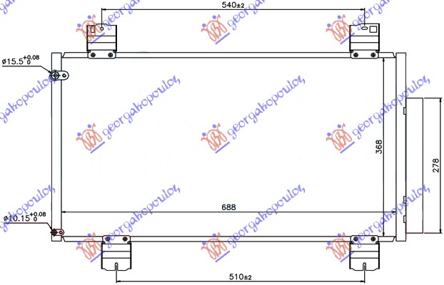 HLADNJAK KLIME 2.2 CDTi (68.5x37x1.6)