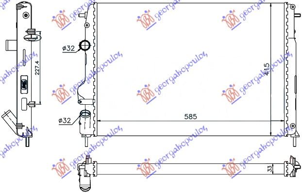 HLAD 1.6BEN1.5DCI+AC(58.5x41.5x34)B.SENS