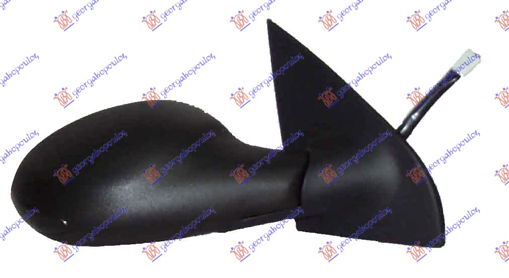 RETROVIZOR ELEKTRICNI SA GREJACEM (A KVALITET) (KONVEKSNO STAKLO) - DESNO