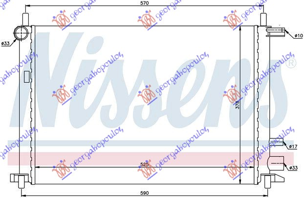 HLAD MOTORA 1.2-1.3-1.4-1.6+A/C(52x37.8)