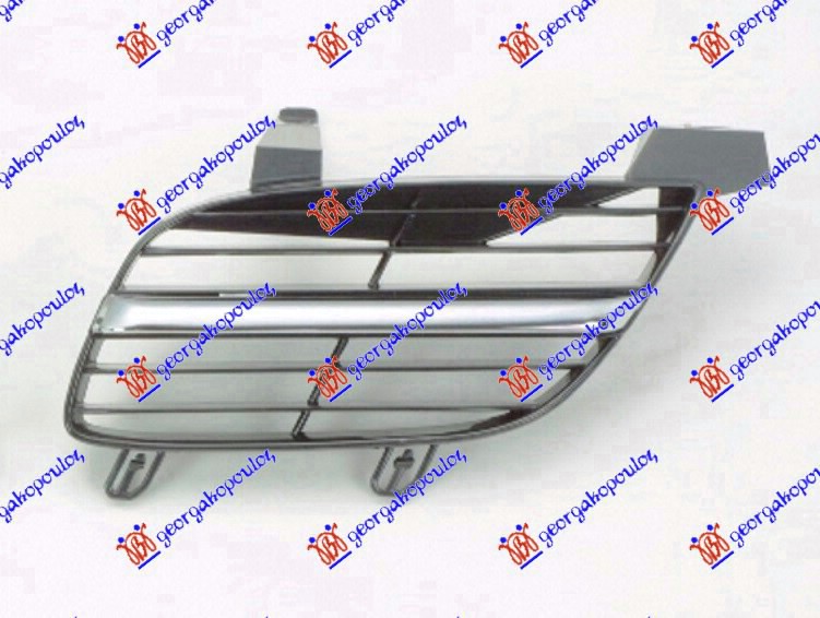 PVC MASKA HROM/CRNA -02 - LEVO
