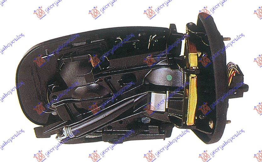RETROVIZOR (BEZ POKLOPCA) ELEKTRICNI SA GREJACEM (MIGAVAC) (7 PIN) (ASFERICNO ST - DESNO