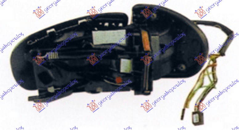 RETROVIZOR (BEZ POKLOPCA) ELEKTRICNI SA GREJACEM (ELEKTRO-SKLOPIV) (MEMORIJA) -0 - DESNO