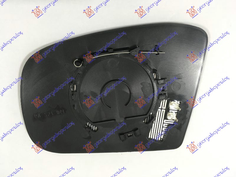 STAKLO RETROVIZORA SA GREJACEM PLAVO 02- (ASFERICNO) - DESNO