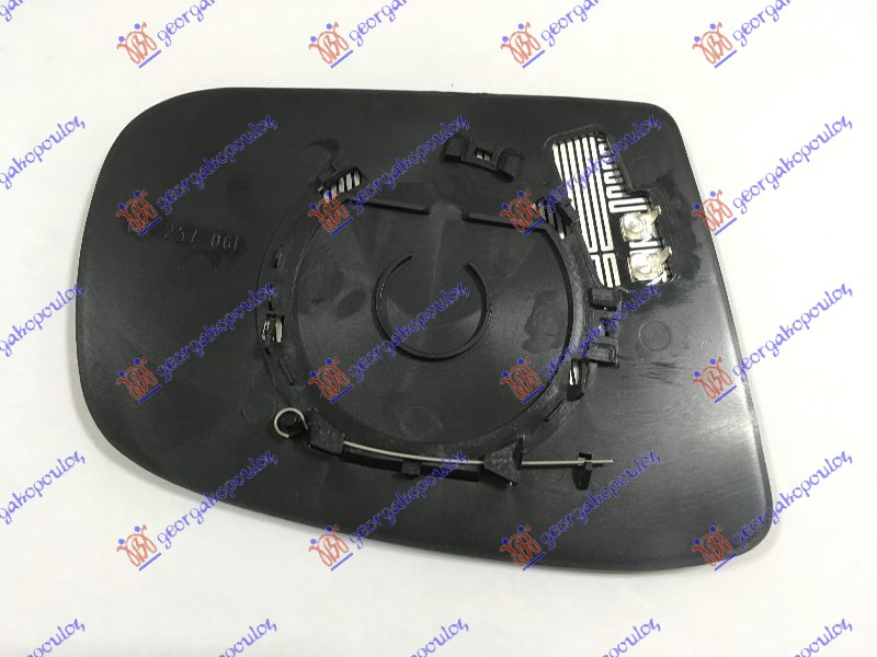 STAKLO RETROVIZORA SA GREJACEM PLAVO 02- (ASFERICNO) - LEVO