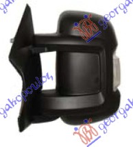 RETROVIZOR MEHANICKI KRATKI (MIGAVAC) (SENZOR) (KONVEKSNO STAKLO) - LEVO