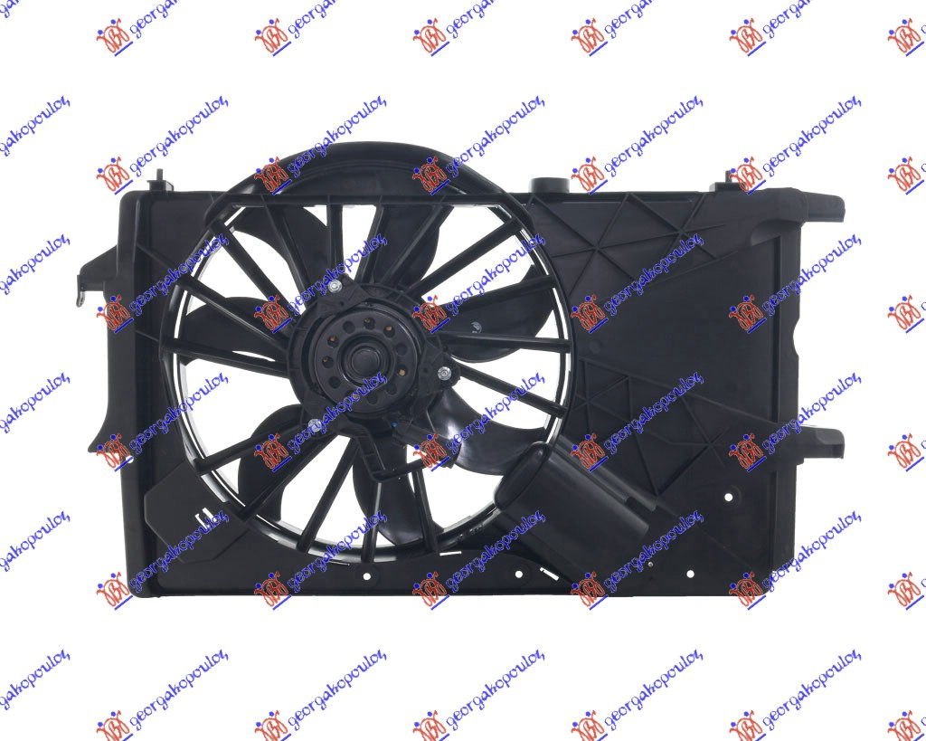 OPEL MERIVA 03- VENTILATOR KOMPLET  BENZIN