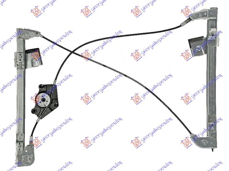 PODIZAC PREDNJEG PROZORA ELEKTRICNI (BEZ MOTORA) 3 VRATA (A KVALITET) - LEVO