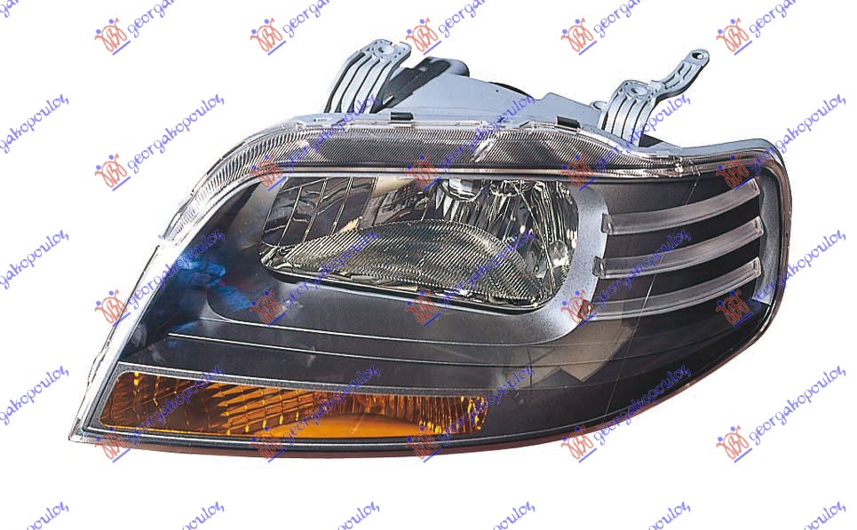 FAR ELEKTRICNI CRNI 3/5 VRATA 07-08 (DEPO) - DESNO