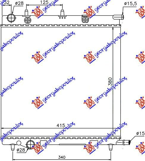 HLAD 1.4-1.6i 16V+/-A/C M/A(38x40x2.7)