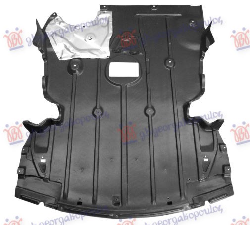 ZASTITA MOTORA (SREDNJI DEO) PLASTICNA (SA ALUMI. POKLOPOM)