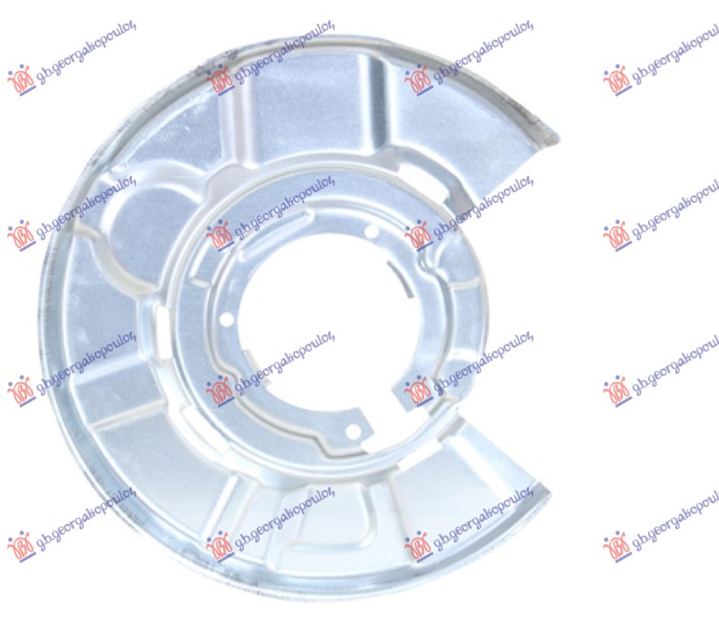 ZASTITA ZADNJEG KOCIONOG DISKA (PRECNIK ZASTITE 370/115mm) (PRECNIK DISKA 300/33