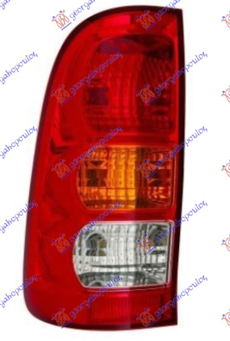 STOP LAMPA (BEZ ZADNJE MAGLENKE SA RIKVERC SVETLOM) (KINA) - LEVO