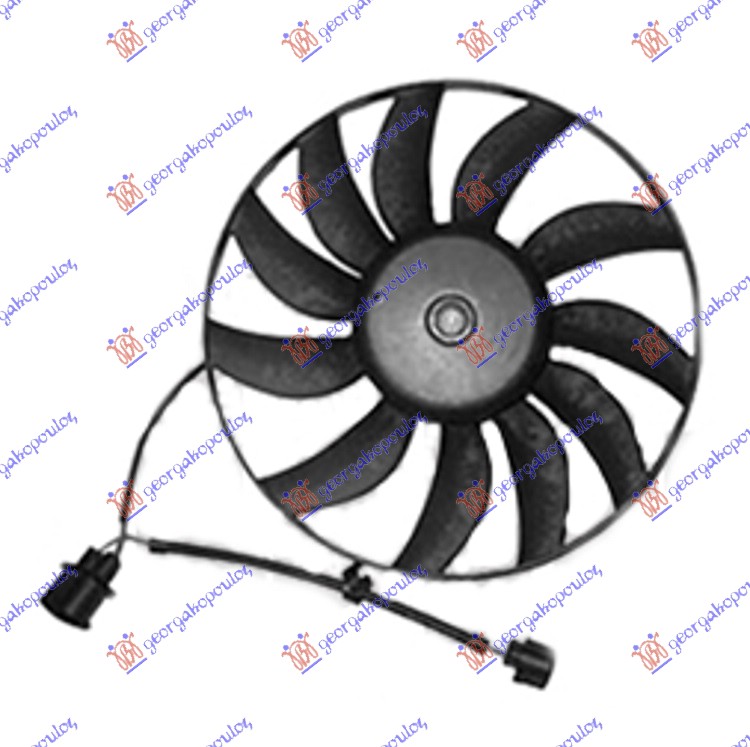 VENTILATOR(MOTOR+VENTIL)(360mm)(100W)   