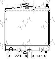 HLAD MOT. 1.2-1.4-1.6 -A/C(38x44x1.6) 05