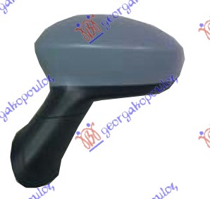 RETROVIZOR ELEKTRICNI CRNI (KONVEKSNO STAKLO) - LEVO