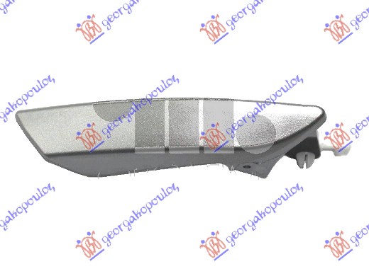 KVAKA PREDNJIH/ZADNJIH VRATA UNUTRASNJA SIVA (BEZ OKVIRA) - LEVO