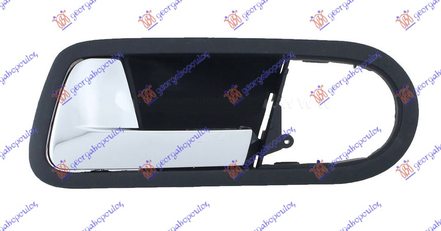KVAKA PREDNJIH/ZADNJIH VRATA UNUTRASNJA 00- HROM/CRNA - LEVO