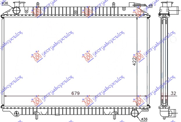 HLAD.MOTO.2.0cc 16v DIZEL(42.3x68.5)