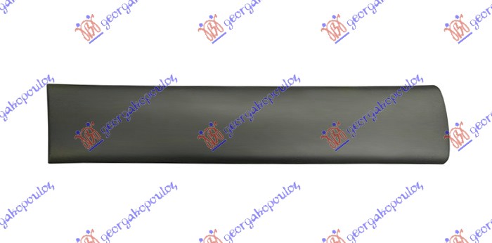 LAJSNA KLIZNIH VRATA MAT-CRNA (145mm) - DESNO