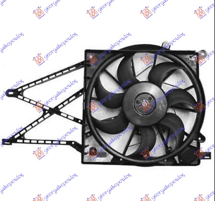 KOMPLET VENTILATOR (4PIN) (390mm)       