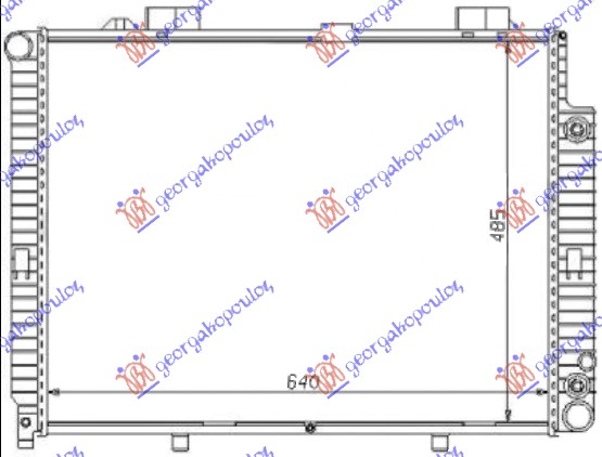 HLADNJAK MOTORA 200 KOMPRESSOR MANUAL/AUTOMATIC (+/-AC) (640x490) (NRF)