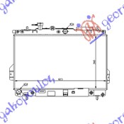 HLADNJAK MOTORA 1.6/1.8 16V (AUTO) (36x62.4) (NRF)