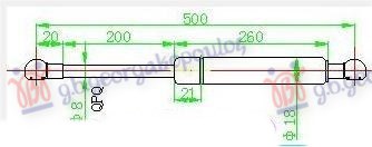 AMORTIZER HAUBE (500L-350N)