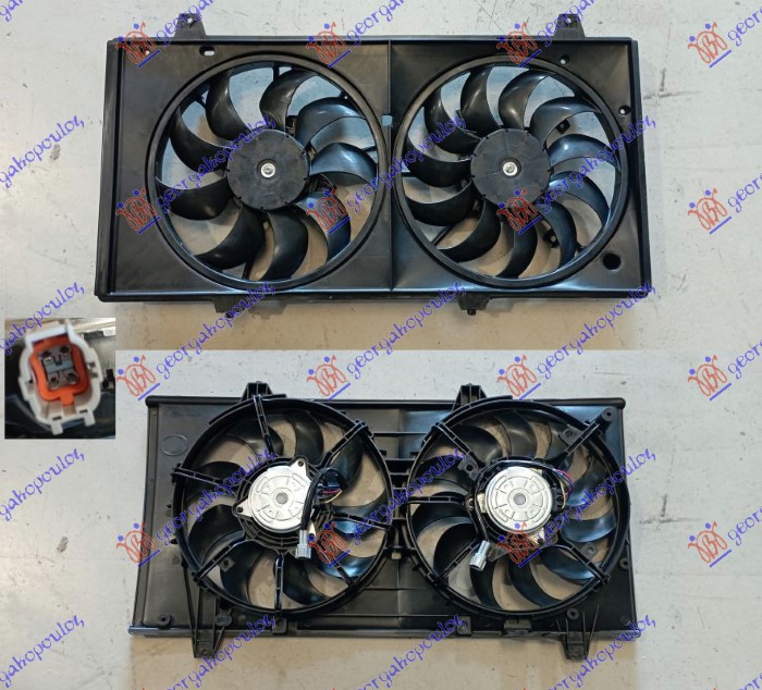 VENTILATOR 2.0 BEN AUTO 320/320mm 4+4PIN