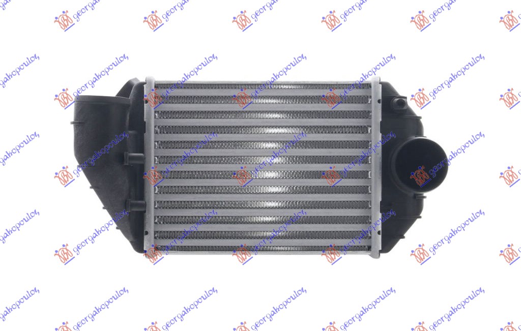 HLADNJAK INTERKULERA 2.5 TDi (215x172x62) - LEVO