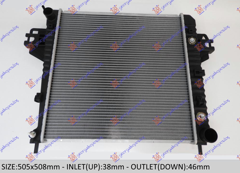 HLADNJAK MOTORA 3.7 V6 BENZIN (AUTO) (+/-AC) (50.5x50.8) (NRF)