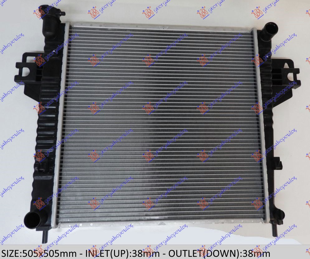 HLADNJAK MOTORA BENZIN 2.4 (MAN) (+/-AC) (50.5x50.5) (NRF)