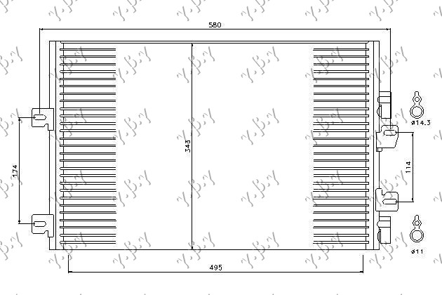 HLADNJAK KLIME 1.5cc DIZEL (50x34) 03-