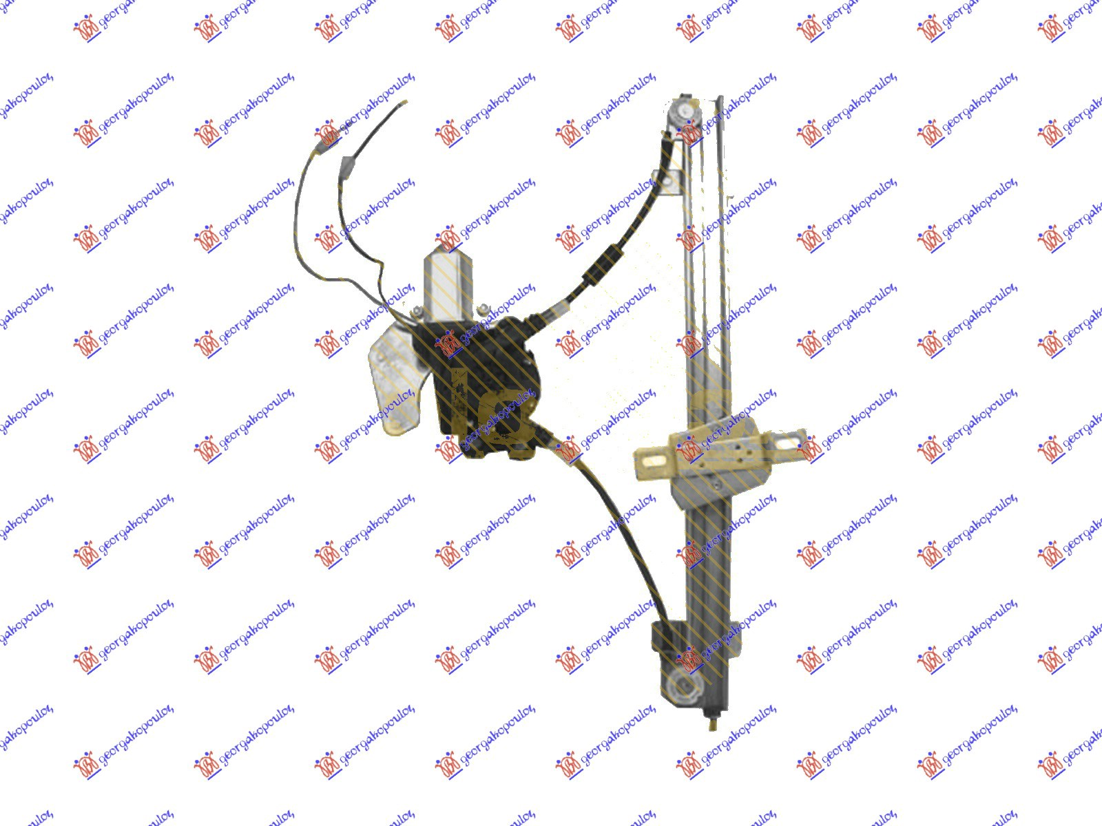 PODIZAC PREDNJEG PROZORA ELEKTRICNI -2007 (2 PIN) (A KVALITET) - LEVO