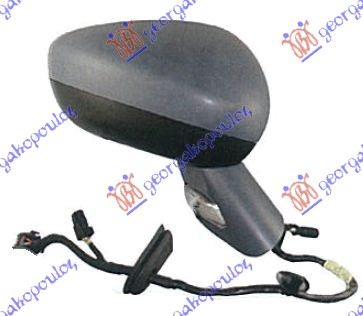 RETROVIZOR ELEKTRICNI SA GREJACEM PM (MIGAVAC) (SENZOR) (A KVALITET) (KONVEKSNO  - DESNO