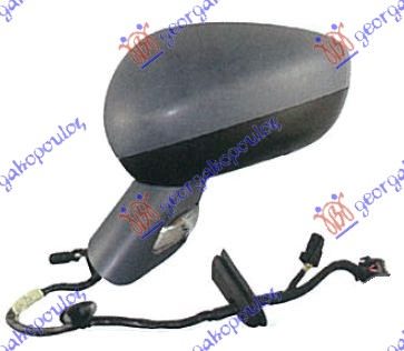 RETROVIZOR ELEKTRICNI SA GREJACEM PM (MIGAVAC) (A KVALITET) (KONVEKSNO STAKLO) - LEVO