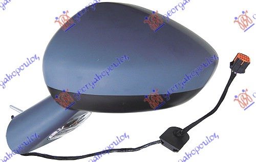 RETROVIZOR ELEKTRICNI SA GREJACEM PM (ELEKTRO-SKLOPIV) (MIGAVAC) (KONVEKSNO STAK - LEVO