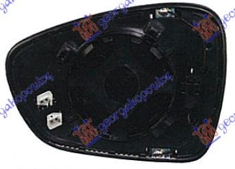 STAKLO RETROVIZORA SA GREJACEM (KONVEKSNO) - DESNO