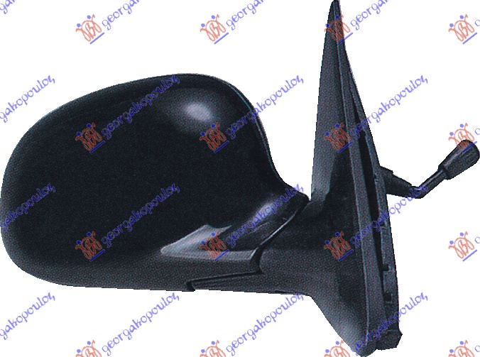 RETROVIZOR MEHANICKI SA RUCICOM (A KVALITET) (KONVEKSNO STAKLO) - DESNO