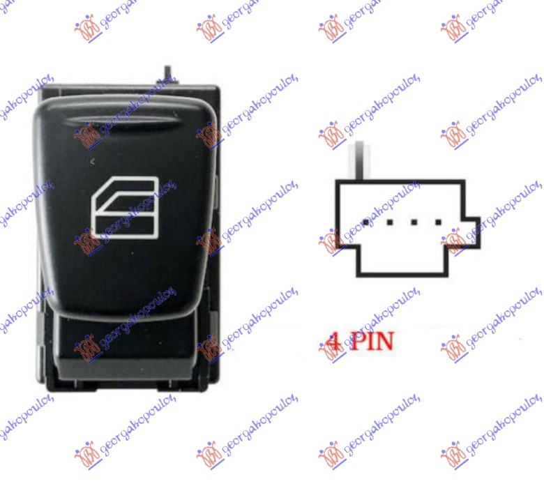 PREKIDAC U VRATIMA (4 PIN) - LEVO