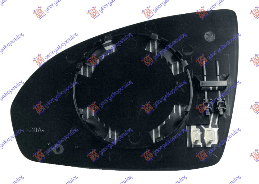 STAKLO RETROVIZORA (KONVEKSNO) - DESNO