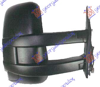 RETROVIZOR ELEKTRICNI SA GREJACEM DUGI (MIGAVAC) (KONVEKSNO STAKLO) - DESNO