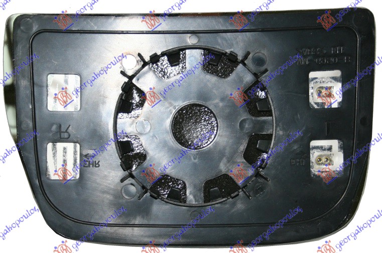 STAKLO RETROVIZORA SA GREJACEM (DONJI DEO) (KONVEKSNO) - LEVO