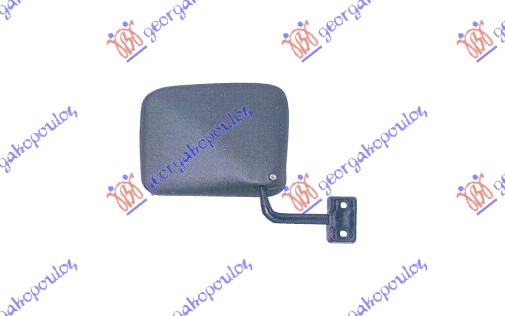 RETROVIZOR MEHANICKI KRATKI (RAVNO STAKLO) - DESNO