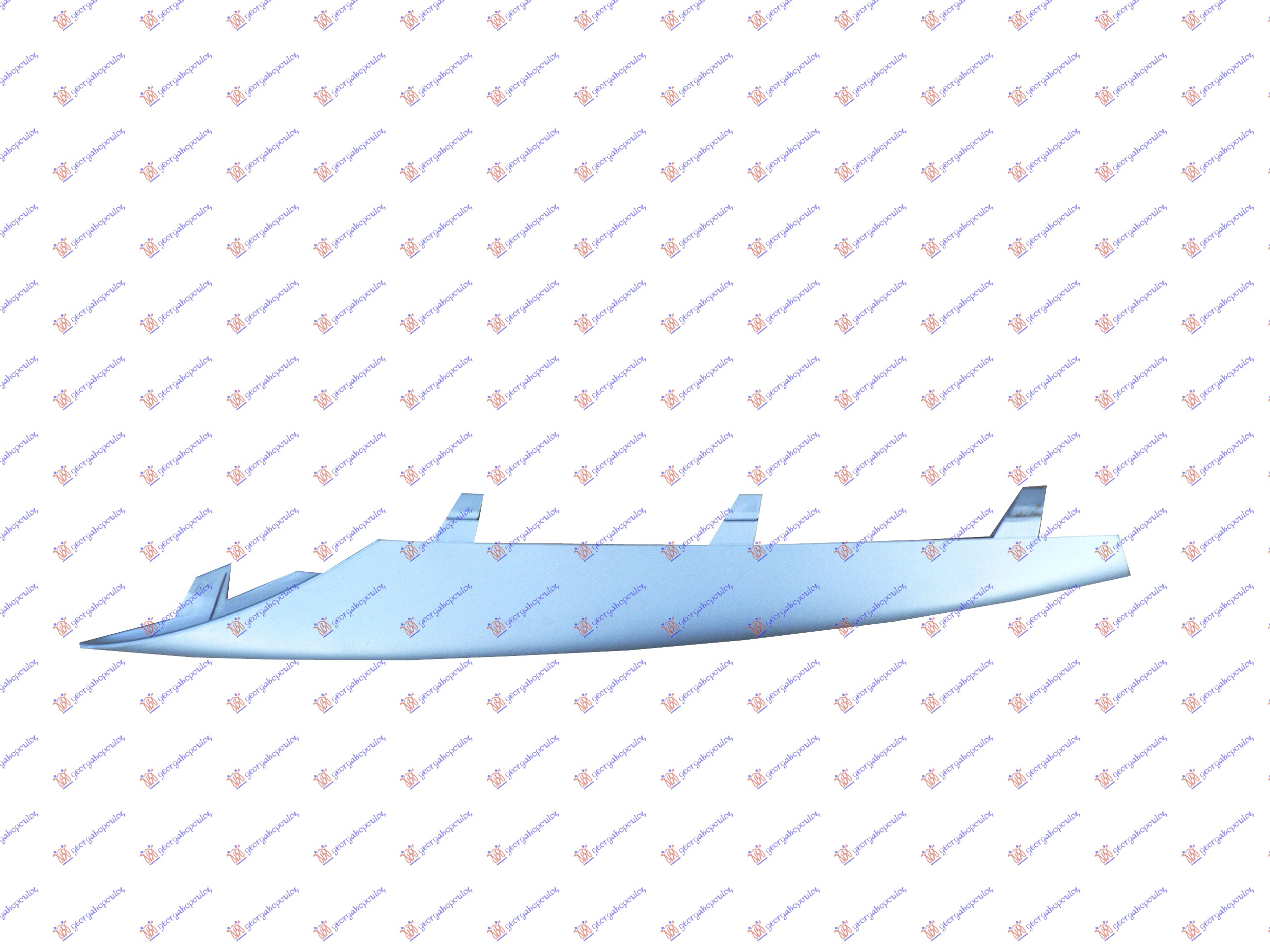 LAJSNA RESETKE PREDNJEG BRANIKA SREBRNA - LEVO