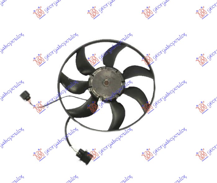 VENTILATOR (MOTOR+ELISA) (370mm) (300W) 