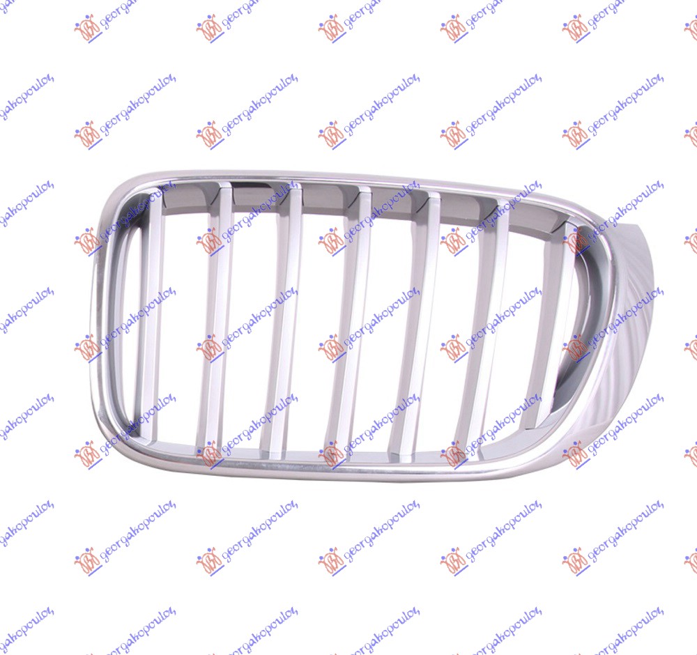 PVC MASKA HROM/SIVA (X-LINE) - LEVO