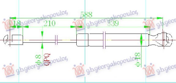 AMORTIZER HAUBE (589L-360N)